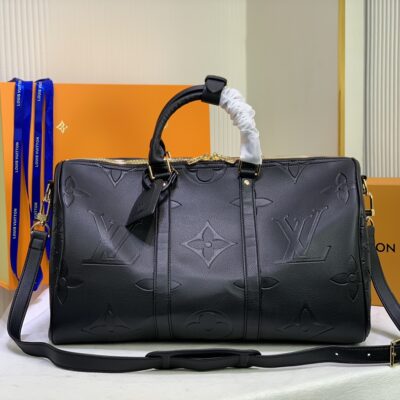 Replica Louis Vuitton Empreinte Leather Keepall Bandouliere 45